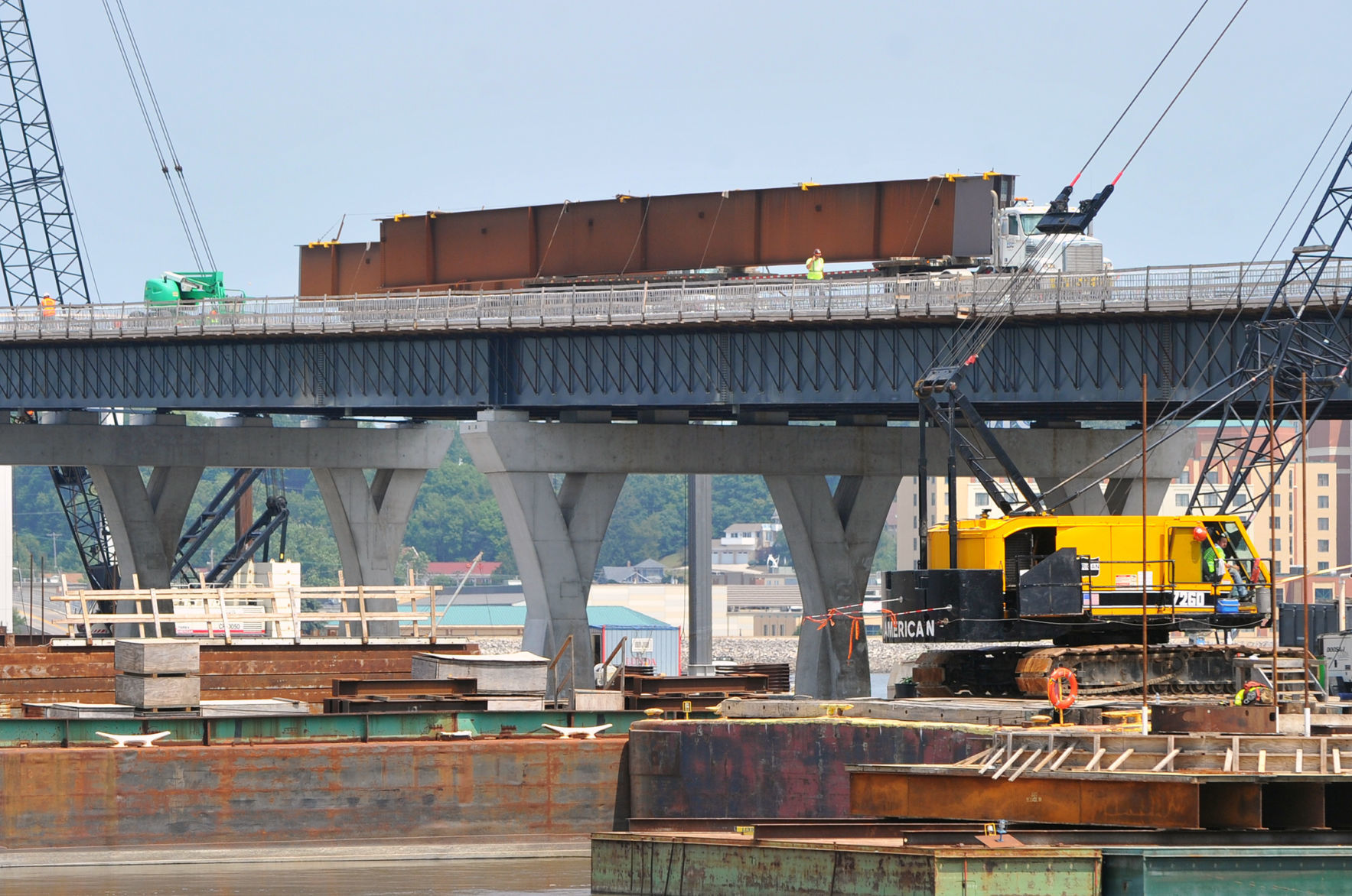 Interstate 74 bridge construction update